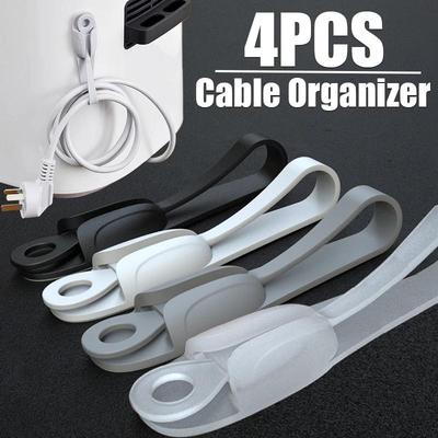 4pcs Upgraded Cord Wrapper Holder Cable Organizer Kitchen Storage Cable Winder Wire Management