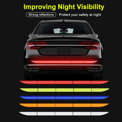 Car Reflector Sticker 3x90cm Body Exterior Trunk Decal Auto Reflective Tape