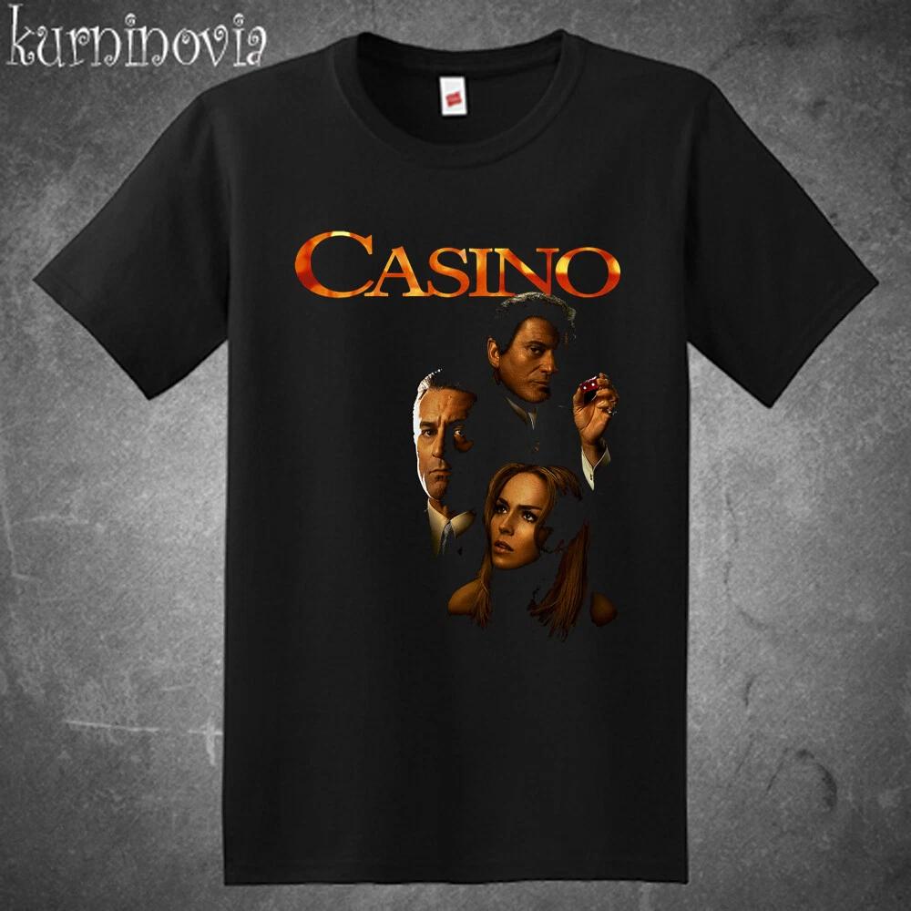 Casino Classic Mafia Gangster Movie Men s Black Size S to 5XL 3XL