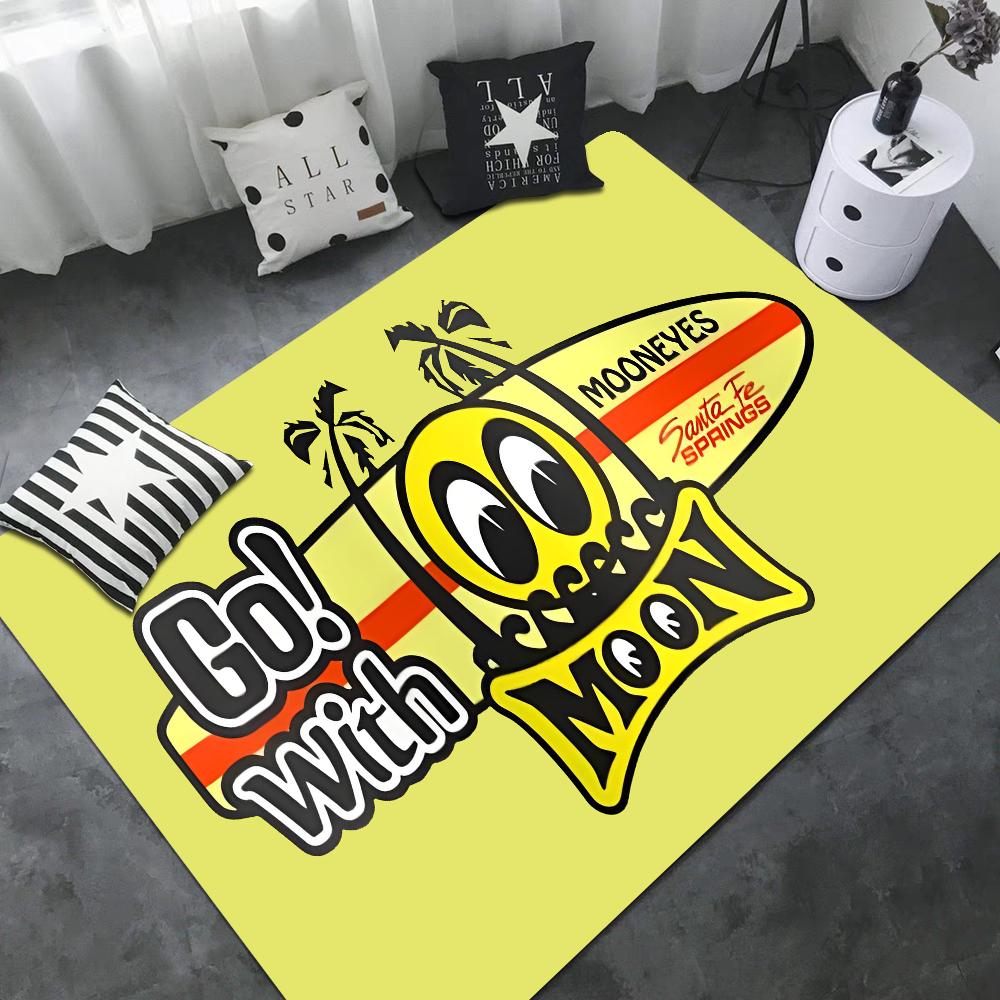 Mooneyes Door Mat Washable Non-Slip Living Room Sofa Chairs Area Mat Kitchen Welcome Doormat