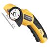 Cordless Electric Scissors 4V Rechargeable Cardboard Box Cutter Fabric Scissor with   Lock & LED Light for Leather Carpet Plastic Cutting Sew