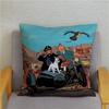 Federa Cuscino con Fantasia Ding Ding Adventure Regalo per Bambini Federa Quadrata Decorazione Auto Divano Casa