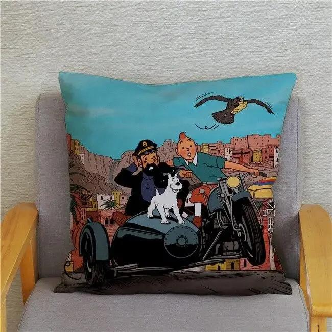 Federa Cuscino con Fantasia Ding Ding Adventure Regalo per Bambini Federa Quadrata Decorazione Auto Divano Casa
