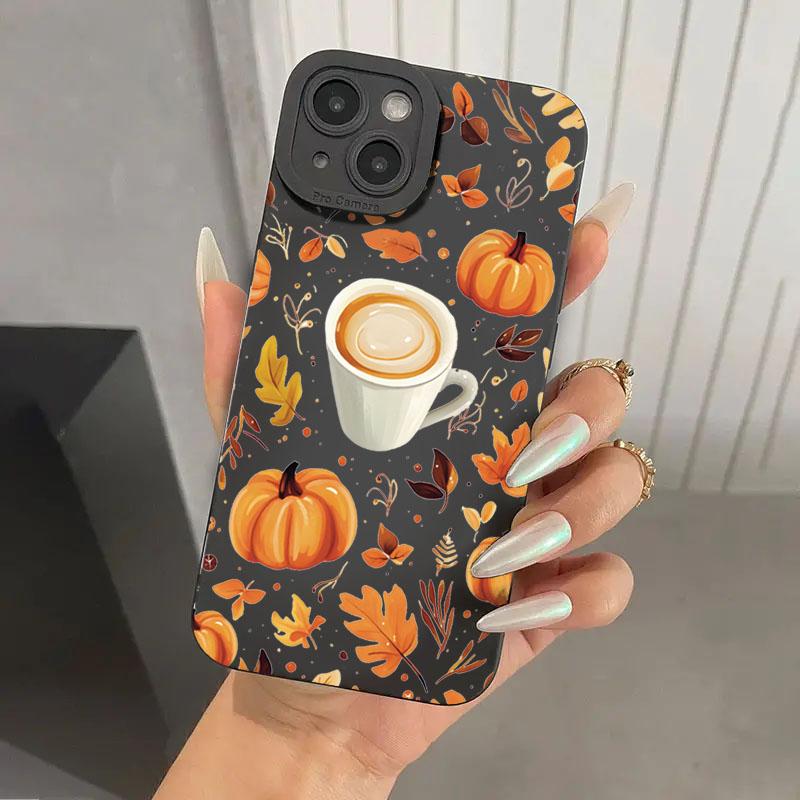 

Autumn Maple Leaves Pumpkin Phone Case for Xiaomi Redmi Note 14 13 12 11 Pro Plus 4G 5G 12S 11S 10S 10 9 9S 8 10C 10A Cover Redmi Note 14 Pro 4G