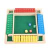 Shut The Box Spiel Holzbrett und 8 Würfel Tisch-Mathespiel für 2 4 Spieler Familie Reise Treffen