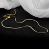Chaîne Serpentine en Argent Sterling 925 Pour Femmes Mode Élégant Breloques Qualité Luxe Bijoux Accessoires Exquis Cadeau Féminin