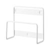 Yamazaki Jitsugyo [Gypsum Board Tweezers Included] Wall Weight Scale Rack Compatible with Gypsum Board Walls White W13 X D5.4 X H12.2cm (Cushion