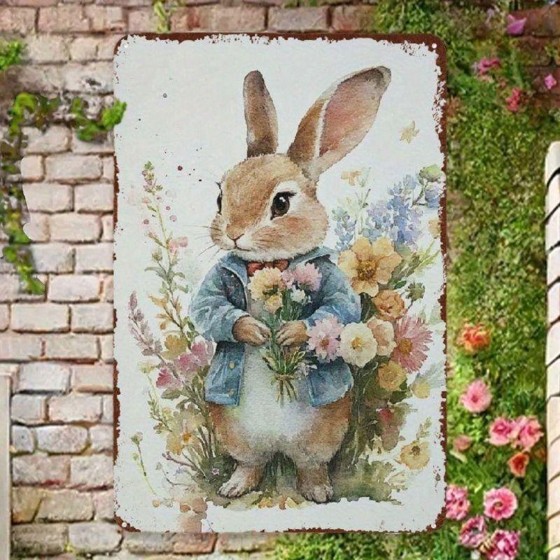 Retro Metal Tin Sign Wall Art Decor for Living Room Bedroom Office