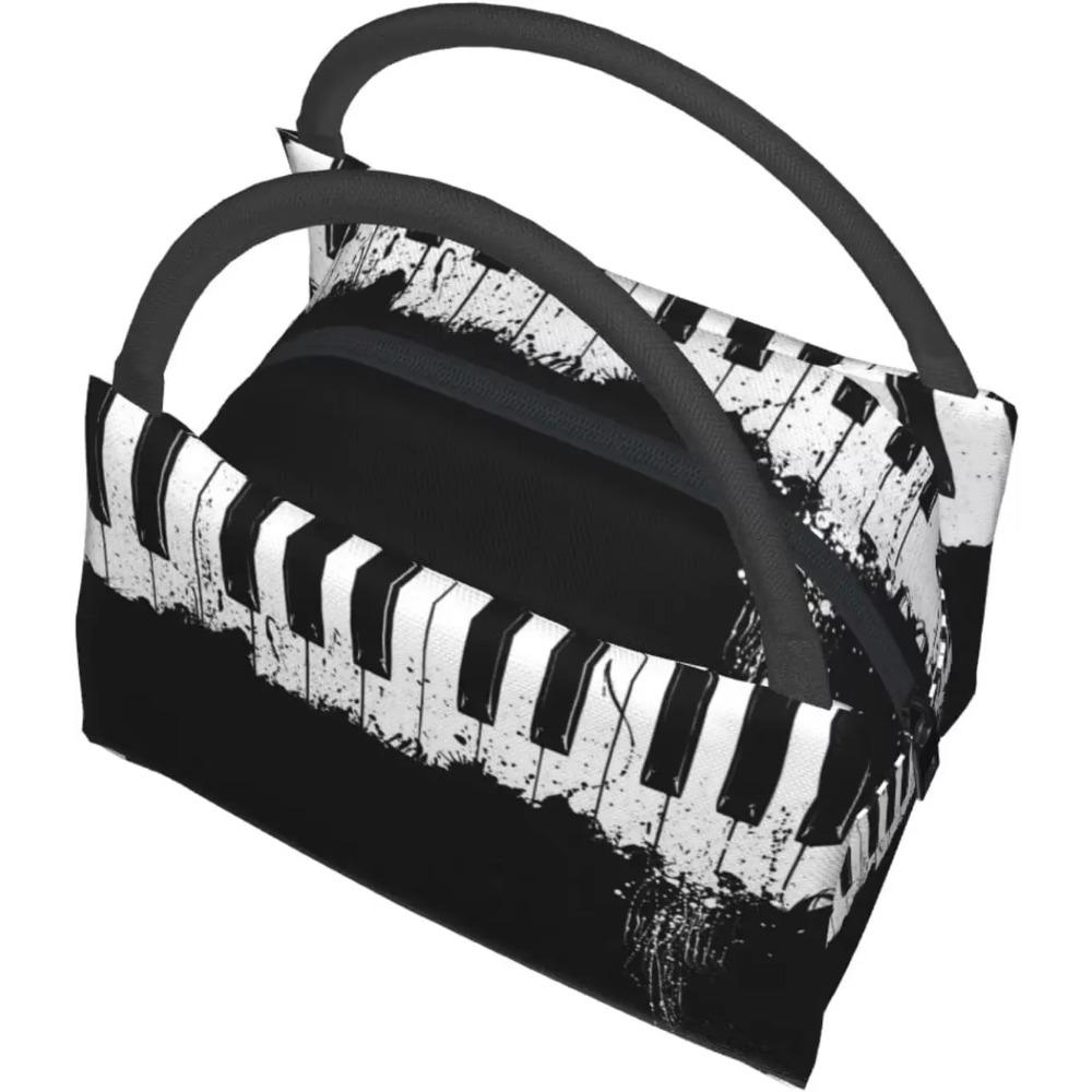 Klavier Lunchtasche Isolierte Tragetasche Faltbare Wiederverwendbare Isolierte Einkaufs-Lebensmitteltasche Büro Picknick Reisetasche