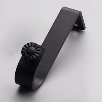 Strong Sturdy Fixation Rounded Edge Ceiling Curtain Rod Bracket Household Supply Curtain Pole Bracket