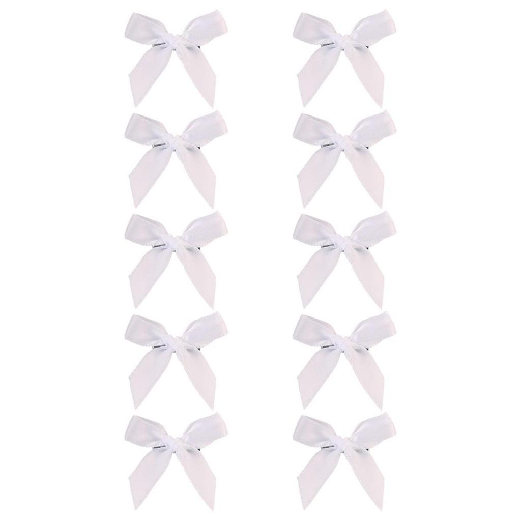 Ballet Style Ribbon Bow Duckbill Clip - Sweet 4cm Hair Accessories