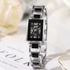 Women's Ceramic Strap Quartz Watch with Luxury Bracelet