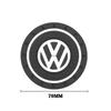 lmn1 Car Coaster Anti-Slip Water Cup Slot Pad Silica Gel pad For VW Scirocco Golf Amarok T5 Phaeton T-Cross Passat Polo Arteon Jetta