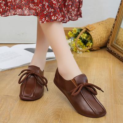 Fashion Shoes Woman Flats Casual Female Sneakers All-Match Soft Slip-on Dress Moccasin Autumn New Slip On Breathable Fashion