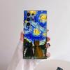 Van ART G-Gogh Funny Cat Phone Case for Samsung S series s21 s22 s23 s24 s25 FE Plus Ultra TPU Soft to Skin-friendly case