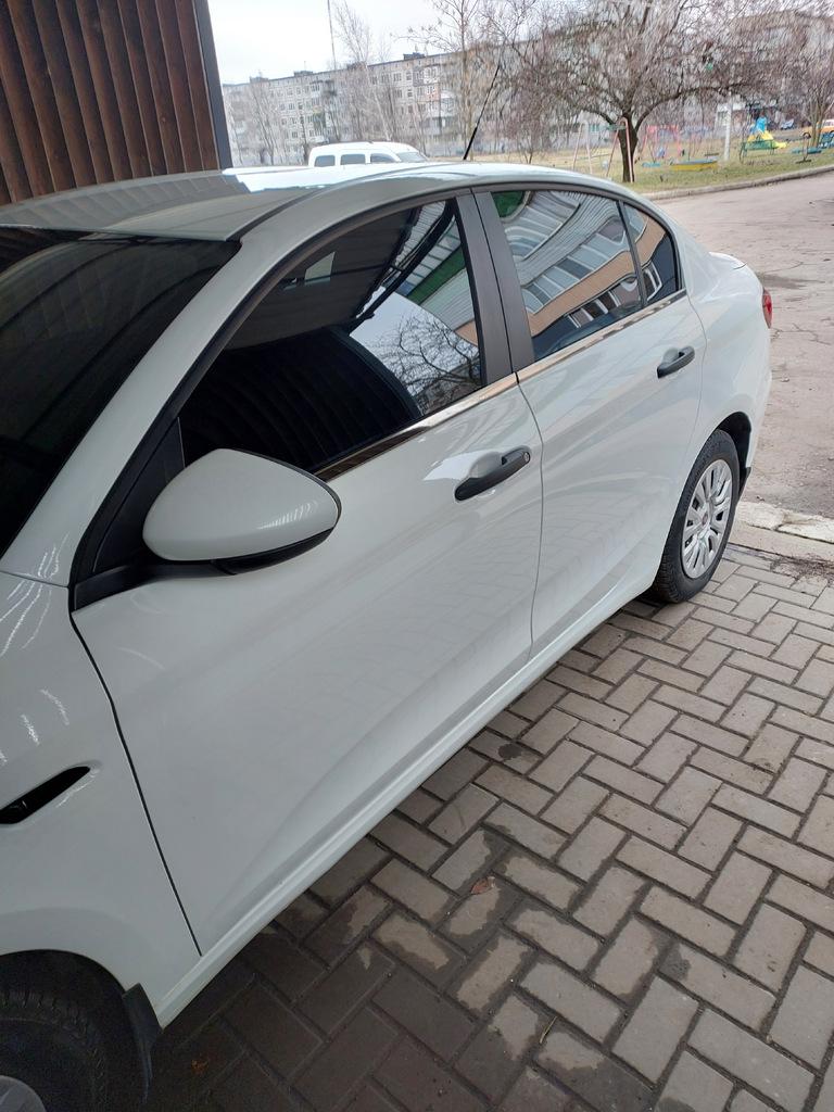 Lower Glass Moldings Dark Chrome (stainless Steel) Sedan/HB (4 Pieces) for Fiat Tipo 2016-