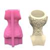 King Queen Portrait Gypsum Silicone Molds for Making Succulent Plant Flower Pot