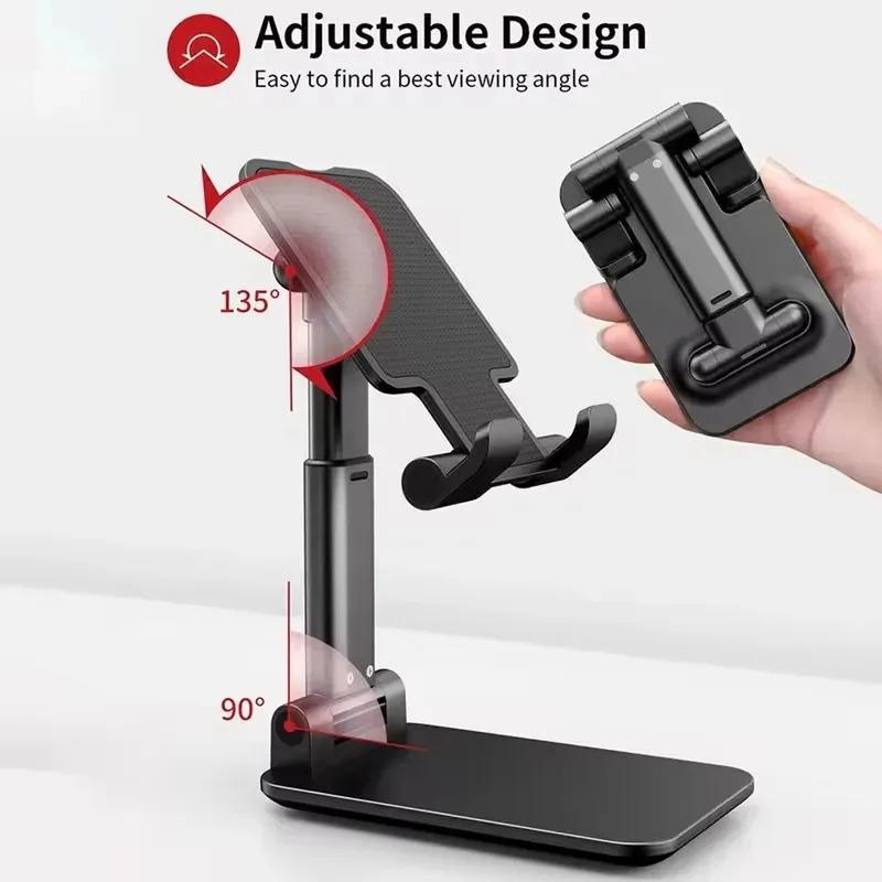 1/3PCS New Desktop Phone Holder, Multifunctional Foldable Adjustable Desktop Tablet Phone Holder, Universal Desktop Phone Holder
