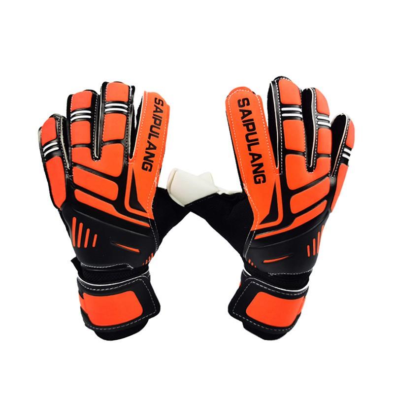 Professional Goalkeeper Soccer Gloves Adults Kids Thickened Anti-Slip Durable PU Hand Protection