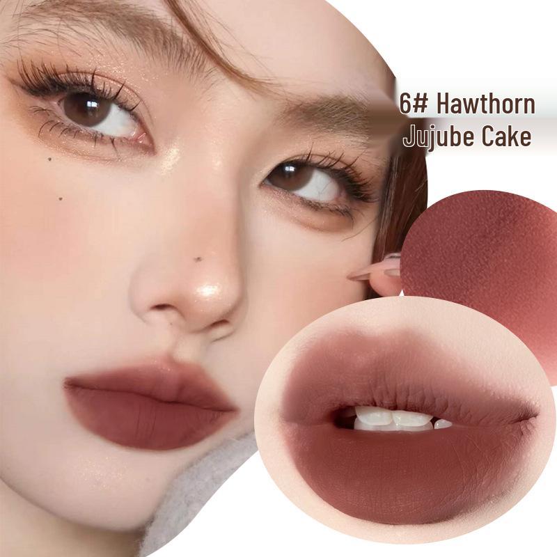 XiXi Dusk Cloud: Pigmented Matte Lip Mud with Silky Texture - Easy Application, Whitening Effect, Enhances Complexion for Students