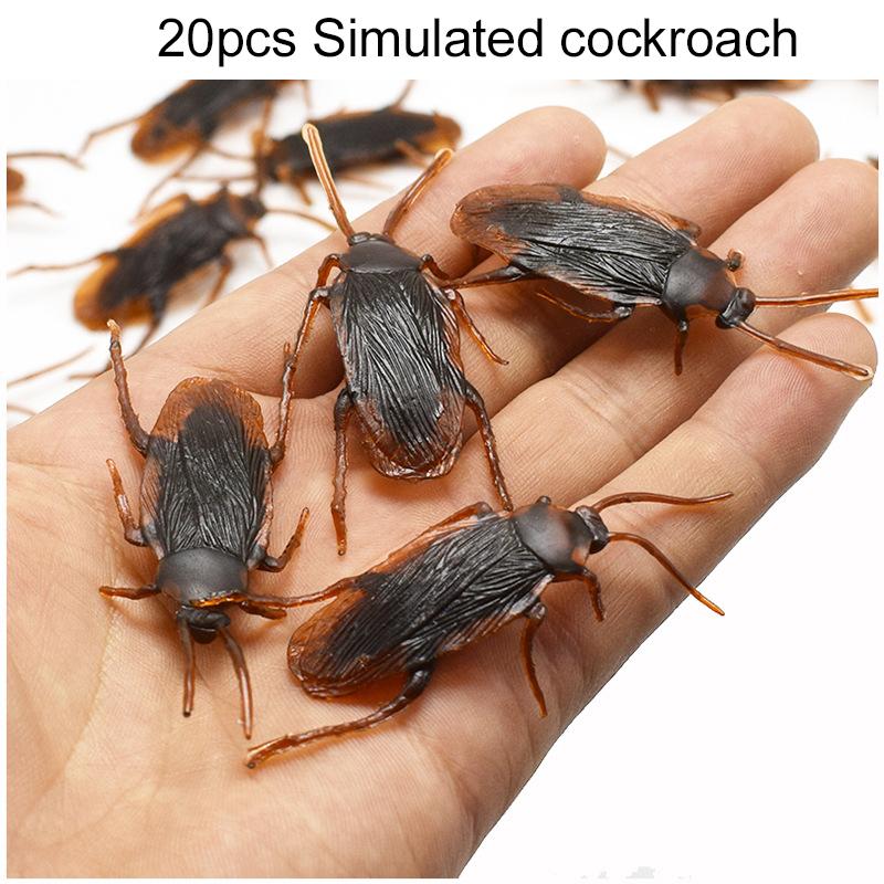 Simulated Insects Realistic Cockroaches Spiders Scorpions Centipedes Plastic Trick Props Prank Festival Party DIY Decoration TMZ