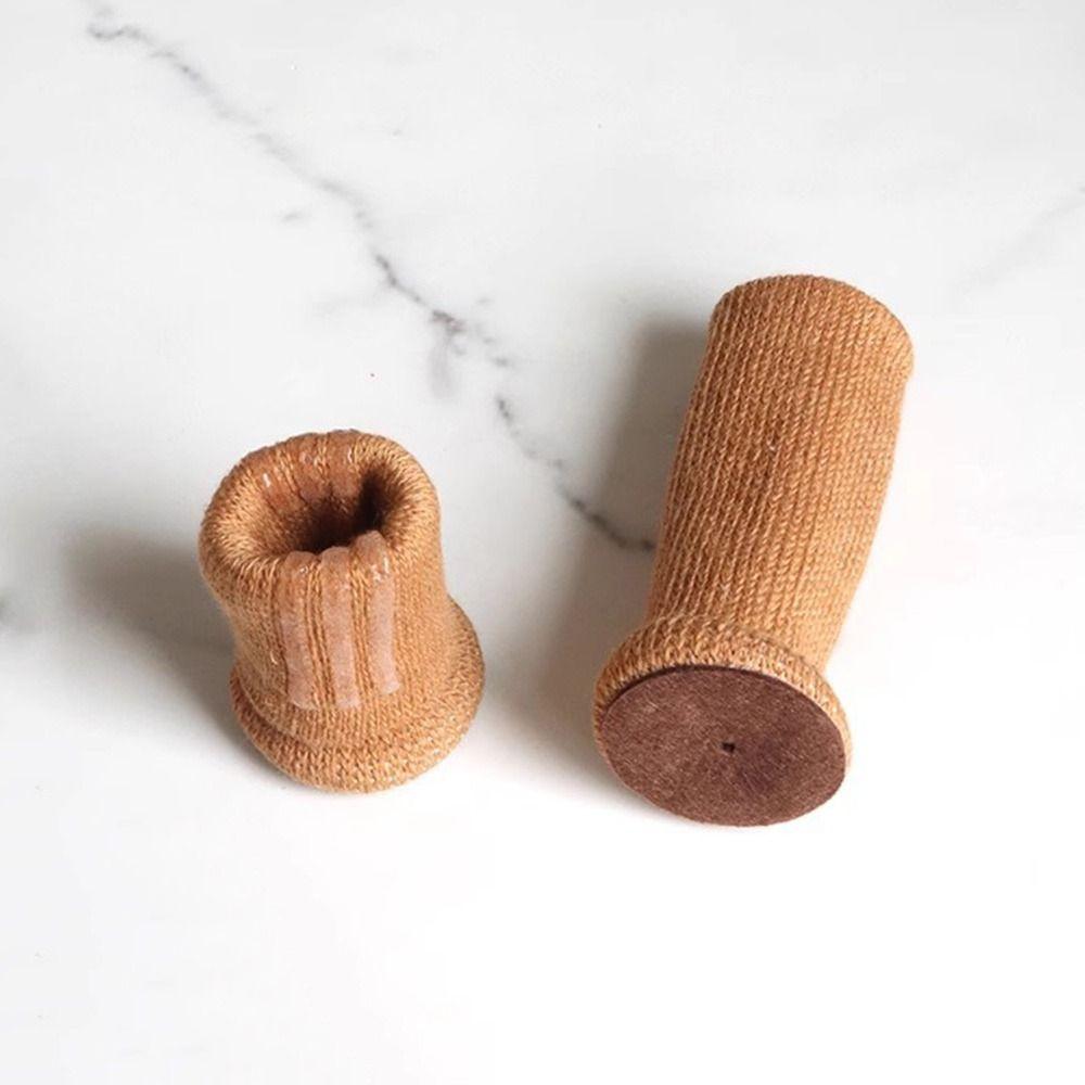 4pcs High Elastic Chair Leg Cover Scratch Prevention Chair Floor Protectors  Furniture Protection