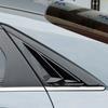 For Hyundai Elantra   Car Rear Window Louver Shutter Cover Side Vent Scoop Blinds Trim Exterior Sticker ABS Carbon/Black
