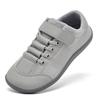 HOBIBEAR Kids Barefoot Shoes Wide Toe Zero Drop Walking Minimalist Sneaker Artificial Leather Comfortable Casual Shoes
