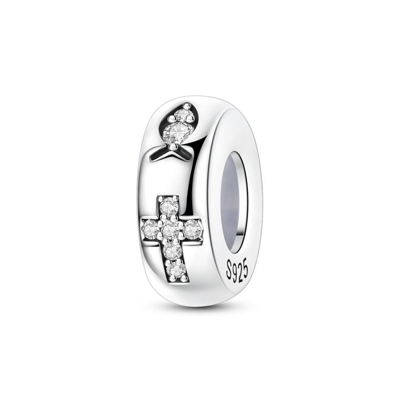 Copper Starry Night By Van Gogh Charms Bead Cz Zircon Whale Cat Pendant Fit Original Bracelet Necklace Diy Jewelry