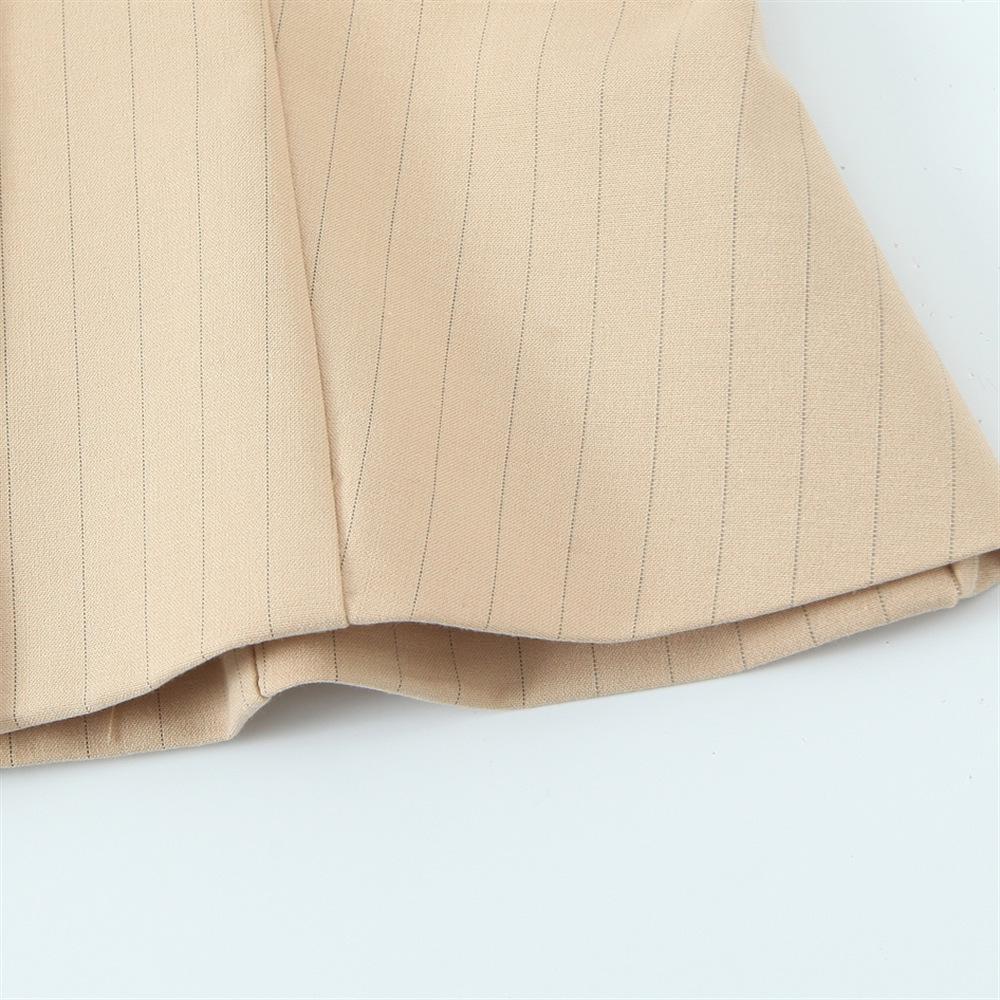 2025 Spring/Summer Women's Camisole & High-Waisted Striped Skirt Set