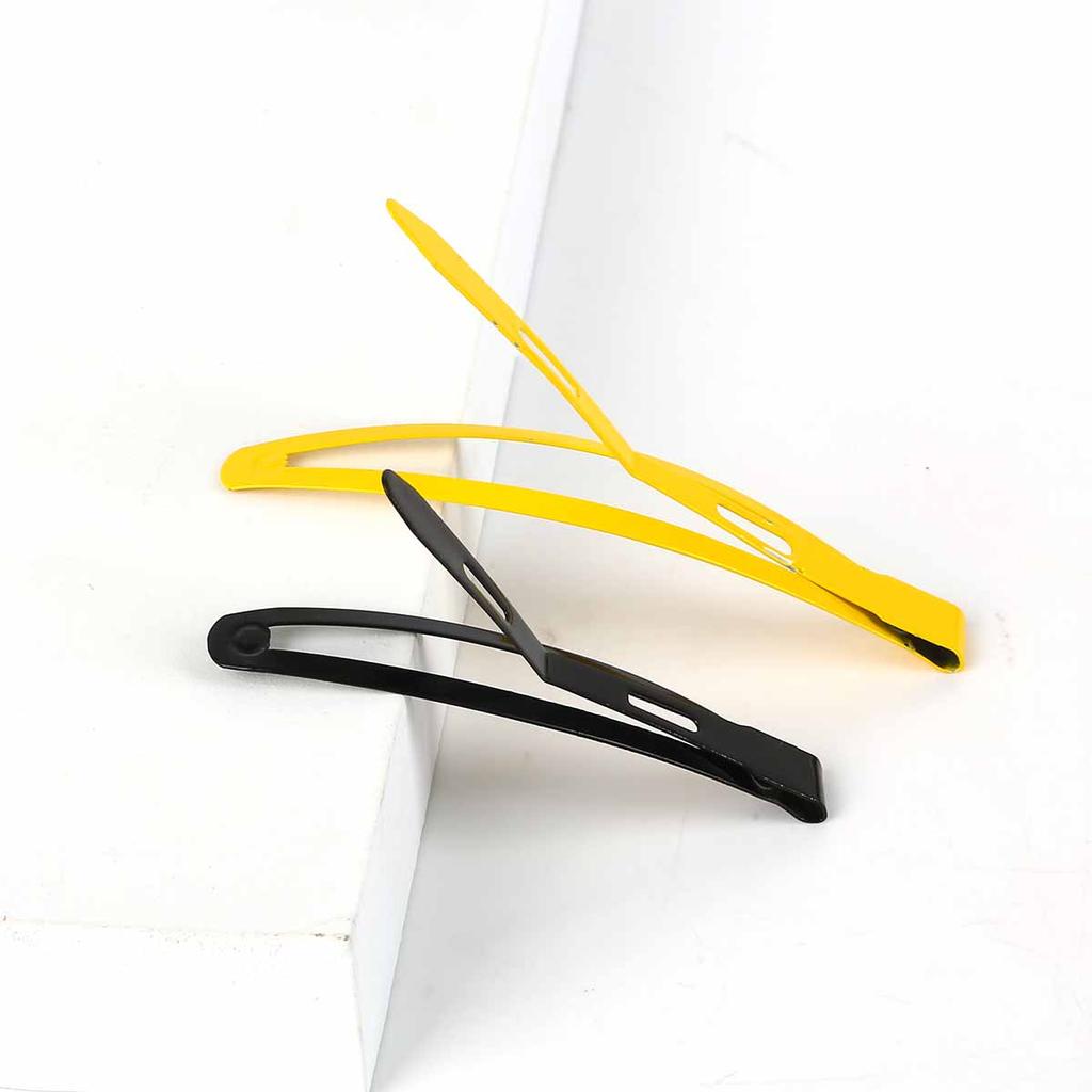 10Pcs Korean Black Color BB Clip Bangs Fixed Hairpin Hair Claw For Women Ladies Girls Makeup Hair Barrettes Hair Accessories Headwear