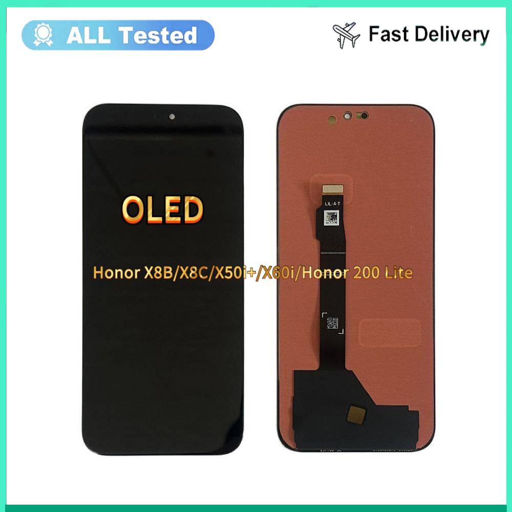 

LCD Screen and Digitizer Full Assembly For Honor X8B X8C X50i+ X60i Honor 200 Lite OLED