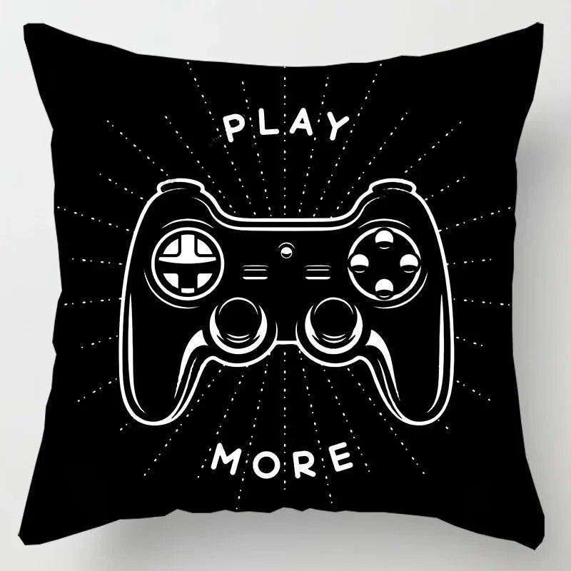 Home Decor TV Game Fan Style Square Pillowcase Cushion Cover Anime New Design Gamer Grip Printed  45x45 Gift for Kids