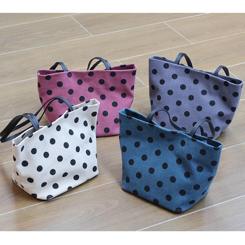 Tote Bag - Simple Design, Large Capacity, with A Single Shoulder Strap and Hand-held Handle.