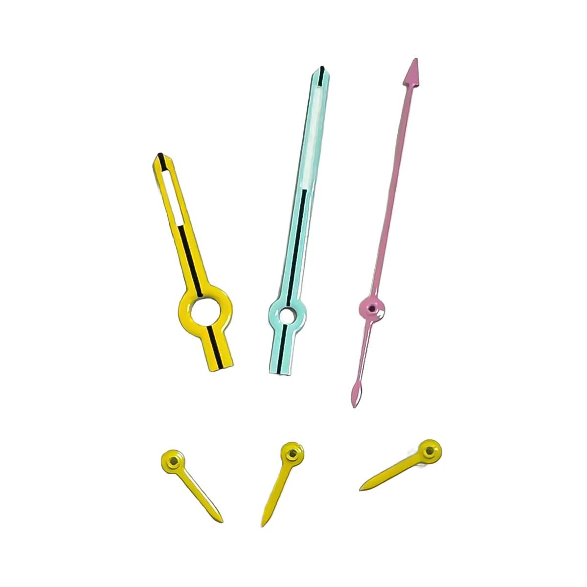 

8.5*13*13.5мм Для стрілок годинника VK63 Світловідбиваючі Чорні/ Срібні/ Помаранчеві Стрілки Для Запчастин Механізму VK63 Аксесуари для Годинників