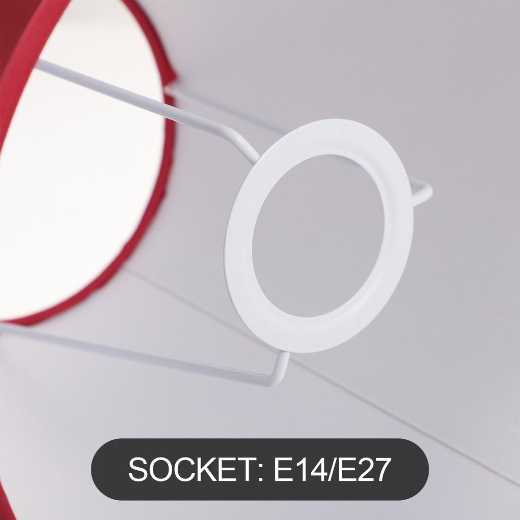 Cloth Lampshade Soft Light Transmission Decorative Indoor Light Cover For Living Room Bedroom Office Library Wall Desk