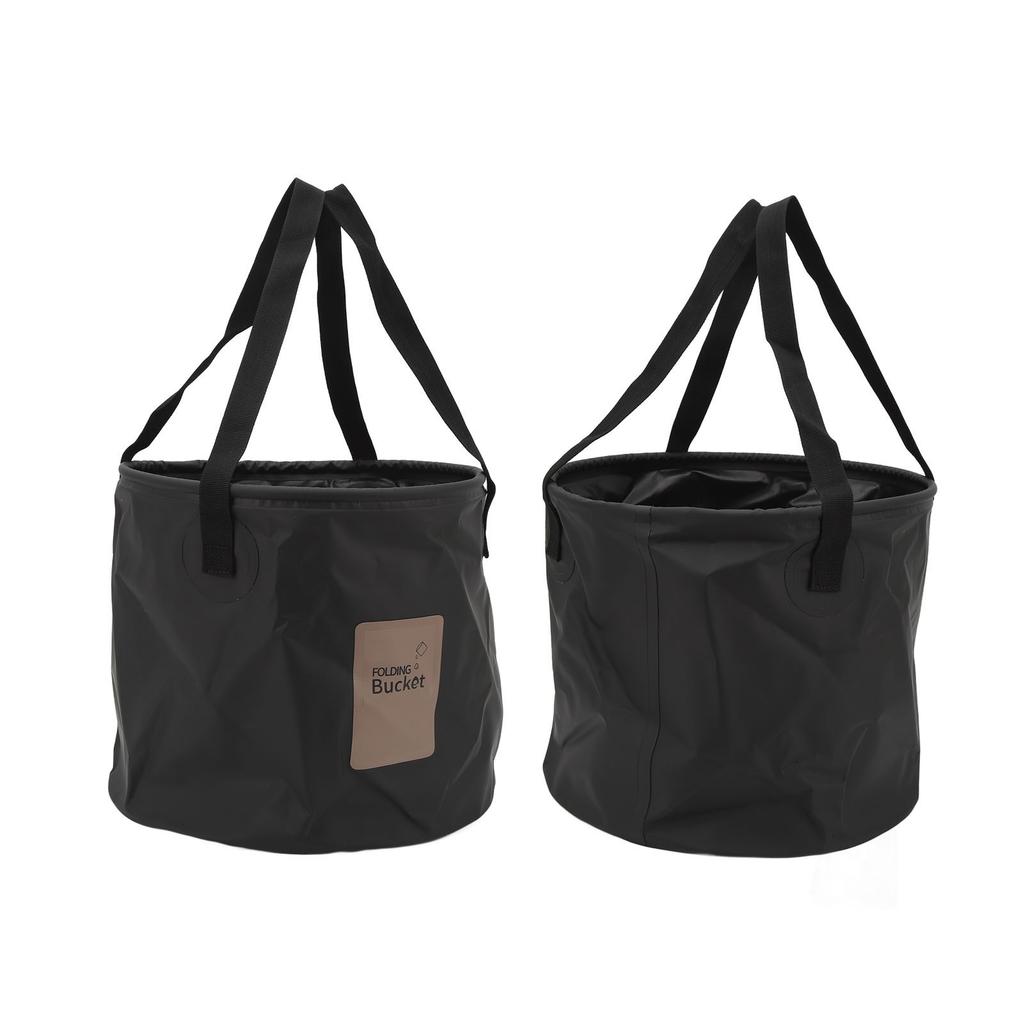 20L Portable Camping Bucket PVC Folding Water Bucket High Capacity Collapsible Container for Outdoor Activities