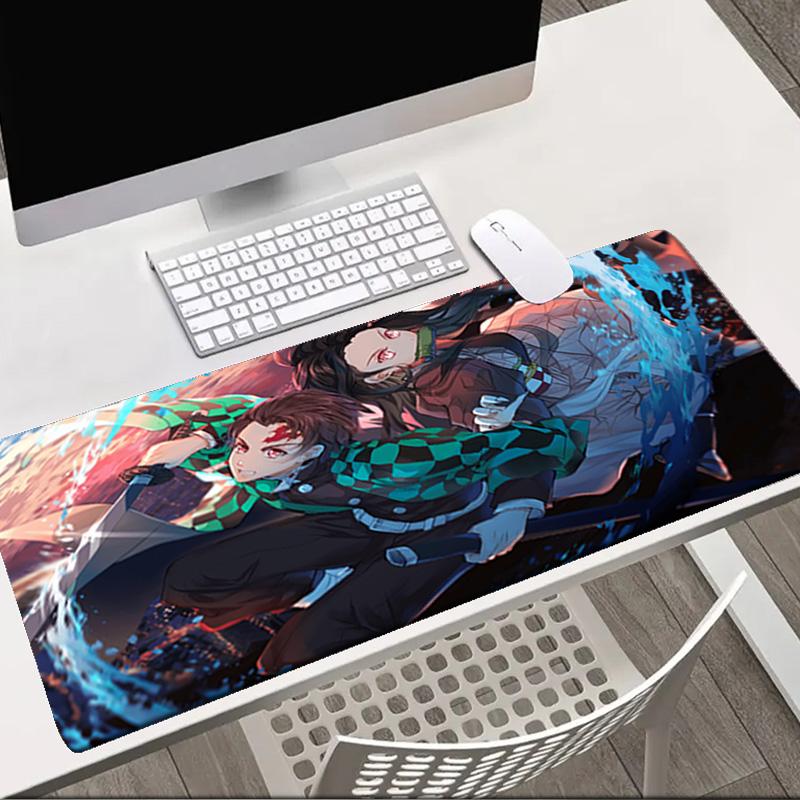 Nightmare Nezuko Slayer Mouse pad Office Desk Mat, Gaming Mouse Pad Mousepad, keyboard pad,Heavy-Duty Non-Slip Rubber Backing, Gift