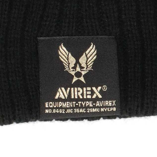 Avirex AX NAME LOGO KNIT CAP (2025FW Winter)
