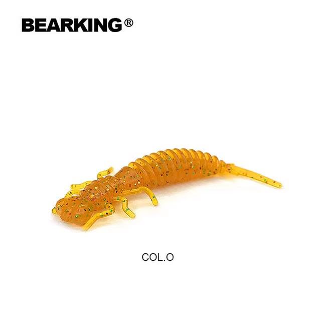 Bear King L16 Floating Soft Worm Lure: Attracts Big Bass, Perch, Asp, and More. Perfect for All-purpose Fishing.