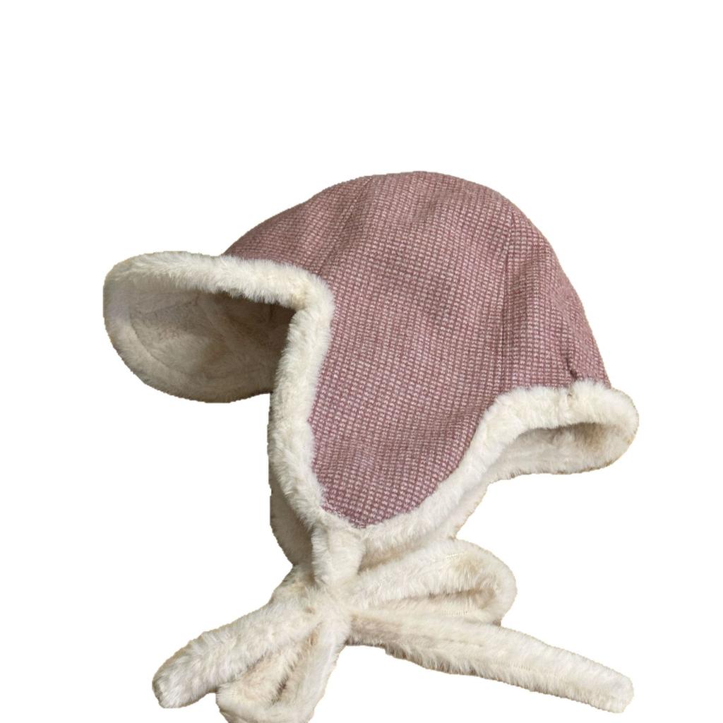 New Ear Protection Hat for Women In Winter Thickened Fur Ball Lei Feng Hat Cycling Windproof Hat Warm Northeastern Hat Cute Korean Version Trendy