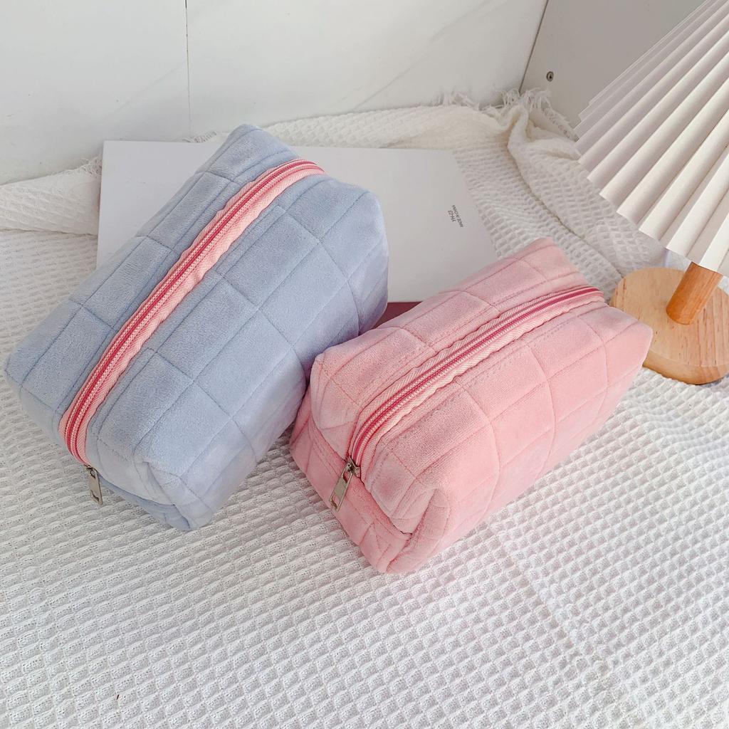 Hot Sale Pillow Pillow Bag Pencil Case Canvas Cute Student Storage Bag Soft Cosmetic Bag Large Capacity Stationery Box