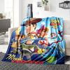 1pc Toy Story Adventure Flannel Blanket,Ultra Soft Warm Plush Throw for Home Bedroom Bed Sofa Cover Camping Picnic Gift Y71717