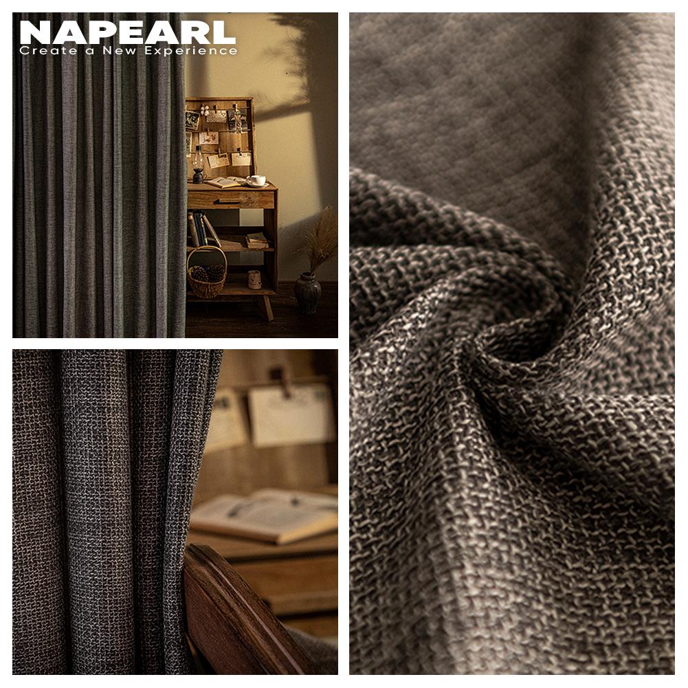 1PC NAPEARL Solid Color Sheer Tulle Curtain Luxury Soft Fabric For Bedroom Living Room Home Decor