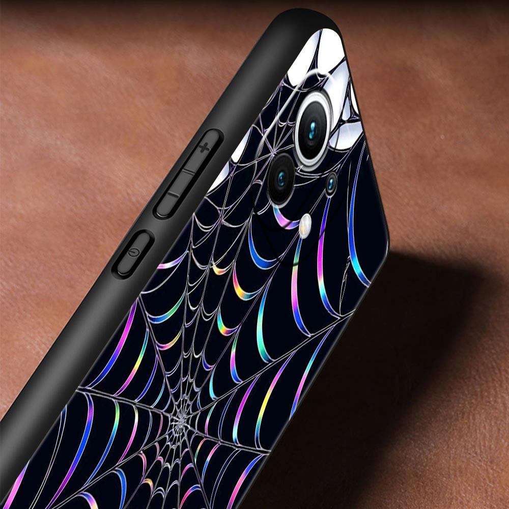 Spider Web Phone Case Cover for Xiaomi Mi 17 15 14 13 12 11 Ultra 15T 14T 13T 12T 11T Pro Lite 5G Soft TPU Shell Fundas Capa Bag