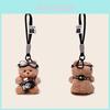 Plush Pilot Bear Keychain With Flashing Camera For Kids And Collectors