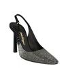 Ferragamo Jessie Crystal Embellished Slingback Pumps Black