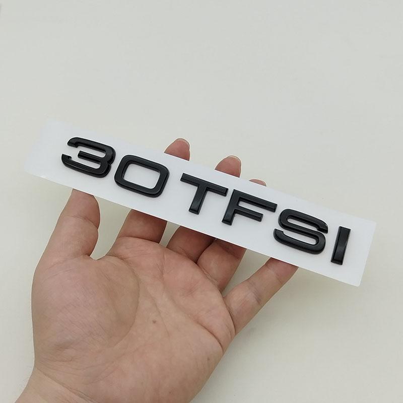 3D ABS 30 35 40 45 50 55 TFSI Logo Car Letters Trunk Emblem Badge Sticker For Hot A1 A3 A4 A5 A6 A7 Q3 Q5 Q7 TT Accessories