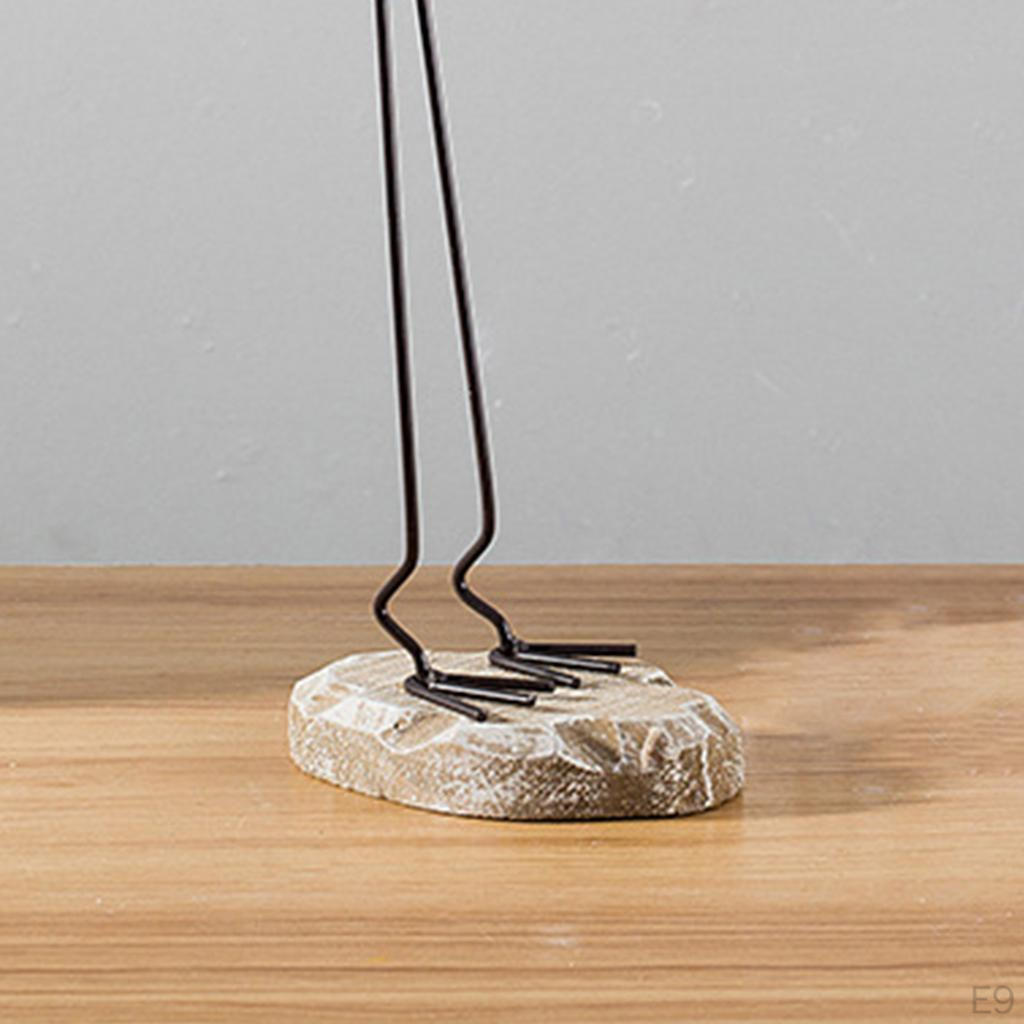 2шт настольные миниатюрные фигурки чайки статуя украшения реквизит патио газон жёлтый — фото 9