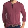 Men's Long Sleeve Polo Shirt, Knit Polyester Viscose Blend Solid Color Polo, Breathable Moisture Wicking Casual Top